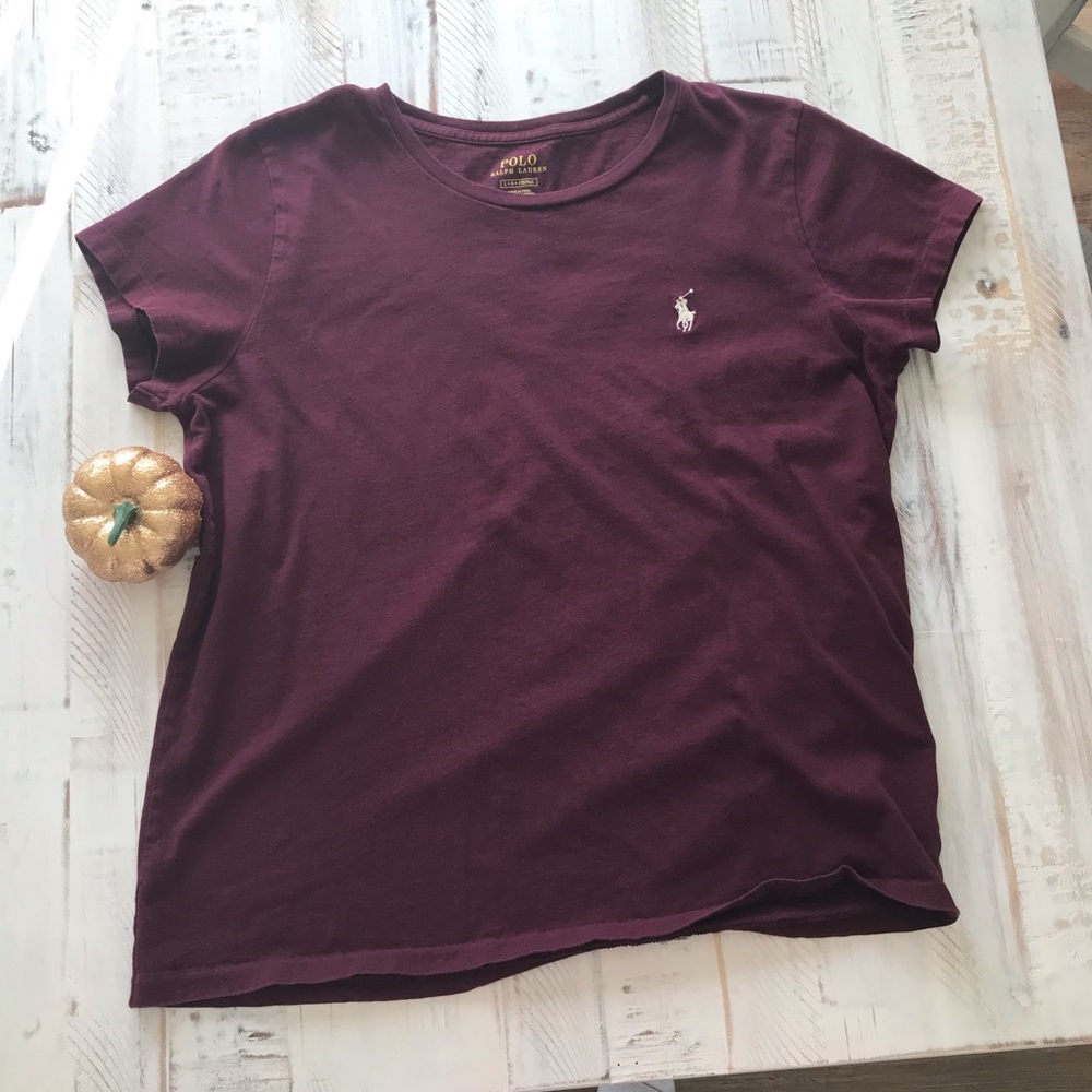 Burgundy POLO tee - Picture 3 of 6